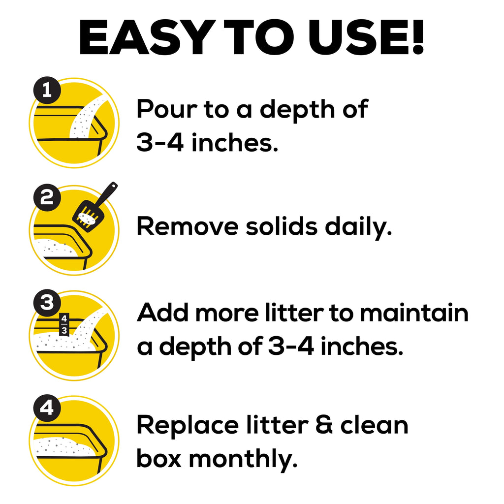 Purina Tidy Cats Clumping Cat Litter - Free & Clean Unscented Multi Cat Litter - 40 lb. Box