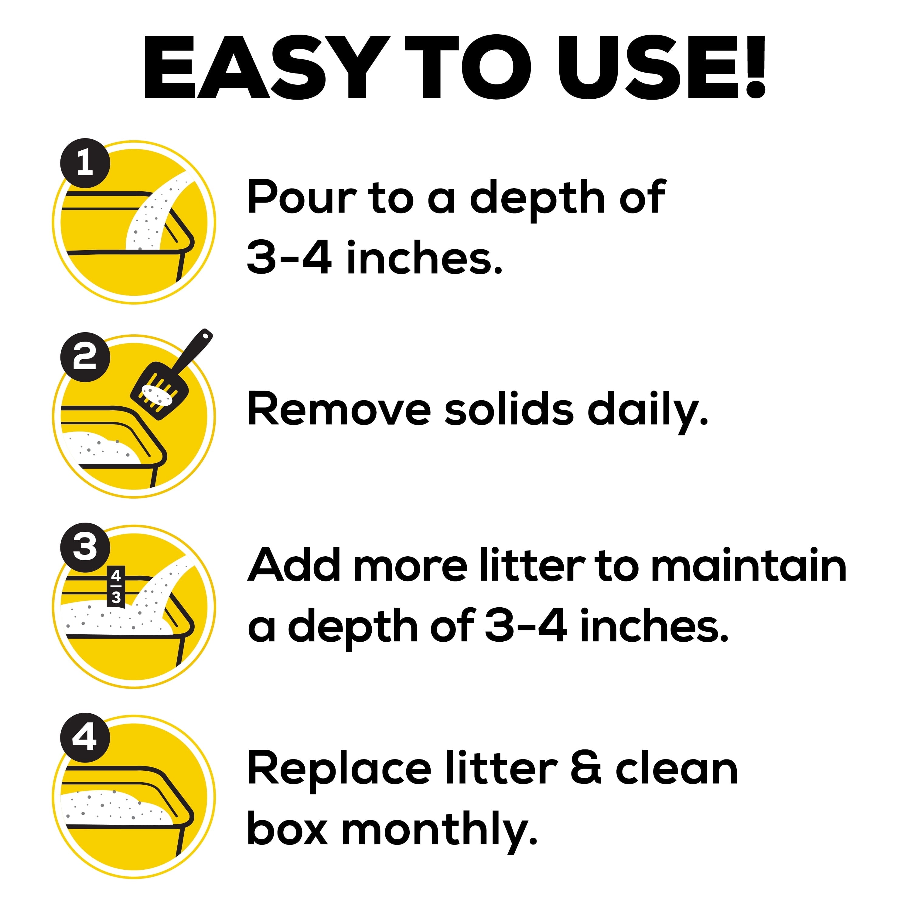Purina Tidy Cats Clumping Cat Litter - Free & Clean Unscented Multi Cat Litter - 40 lb. Box