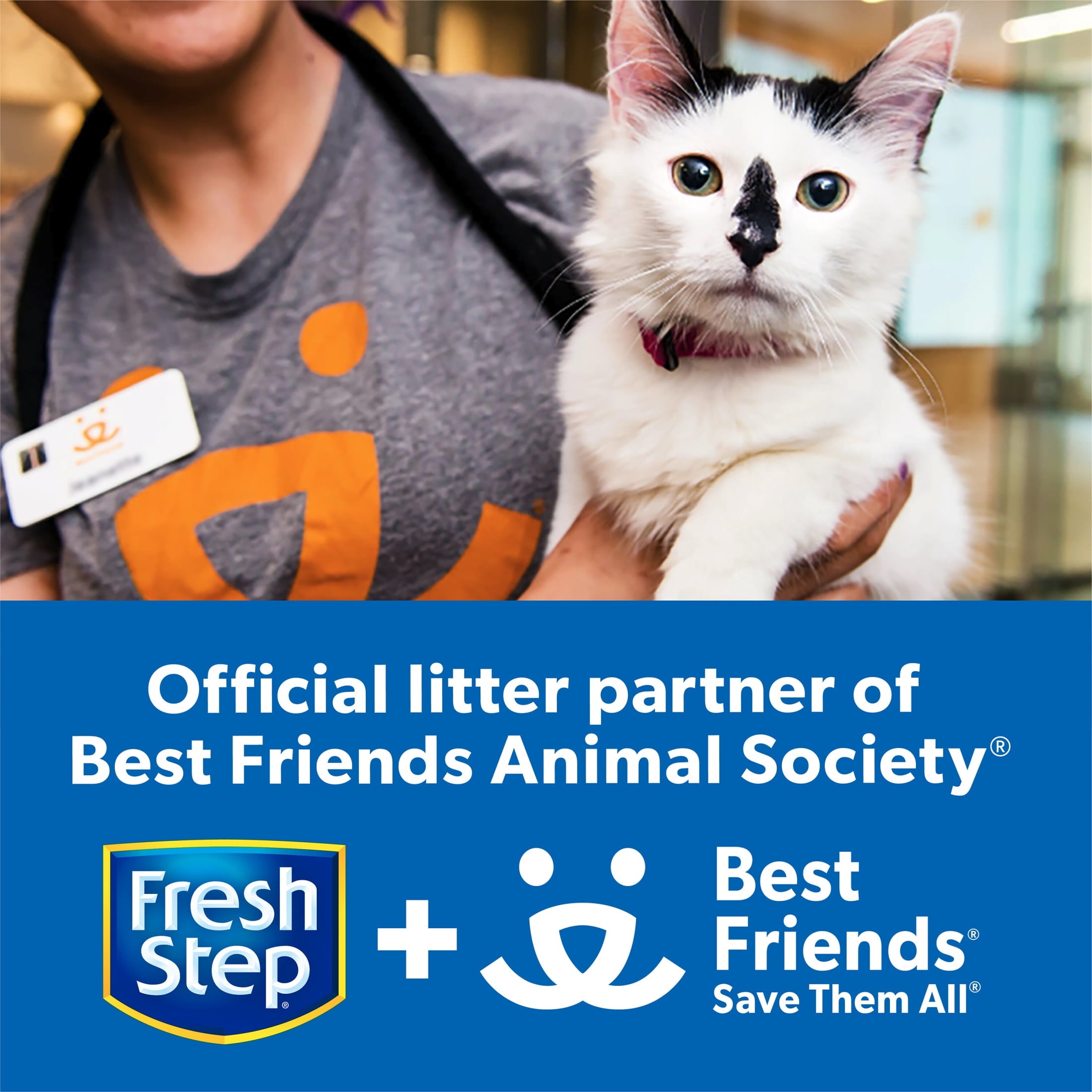 Fresh Step Clean Paws Multi-Cat Scented Clumping Litter with the Power of Febreze - 22.5 lbs