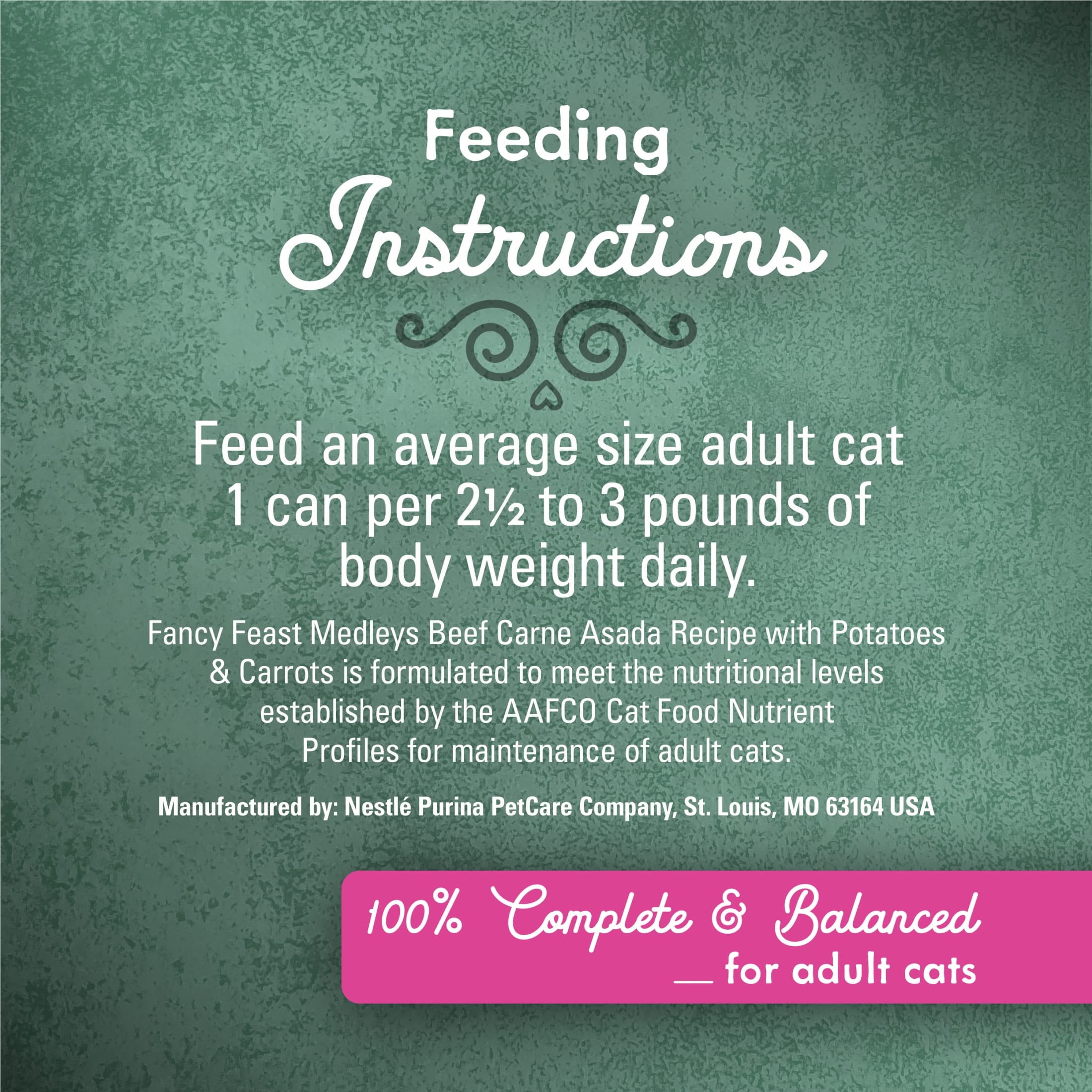Purina Fancy Feast Medleys Wet Cat Food Beef Carne Asada Recipe with Potatoes and Carrots in Savory Juices - 3 oz. Can