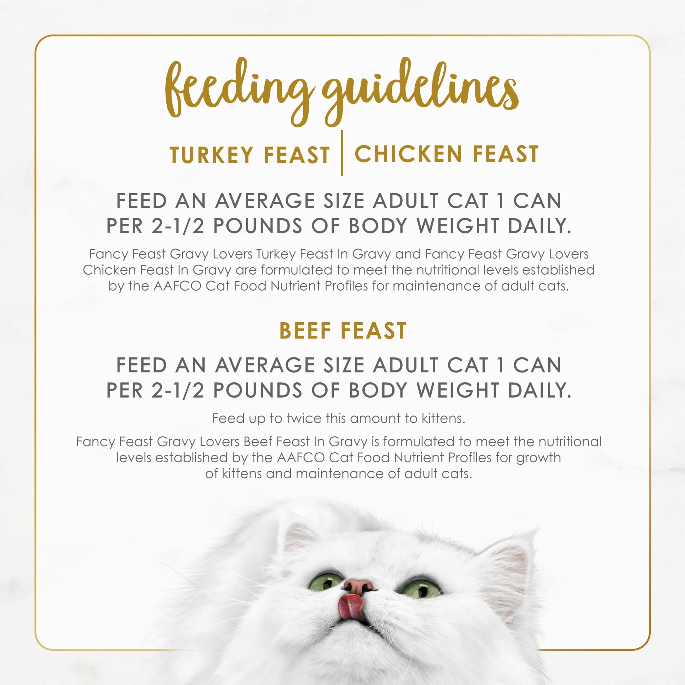 Purina Fancy Feast Gravy Lovers Kitten Food - Wet Cat Food, Poultry & Beef, 3 oz Cans
