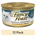 Purina Fancy Feast Salmon & Shrimp Classic Pate Wet Cat Food - 3 oz Can - 12-Pack