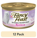 Purina Fancy Feast Kitten Food - Wet Cat Food, Chicken Feast & Milk, 3 oz Can - 12-Pack