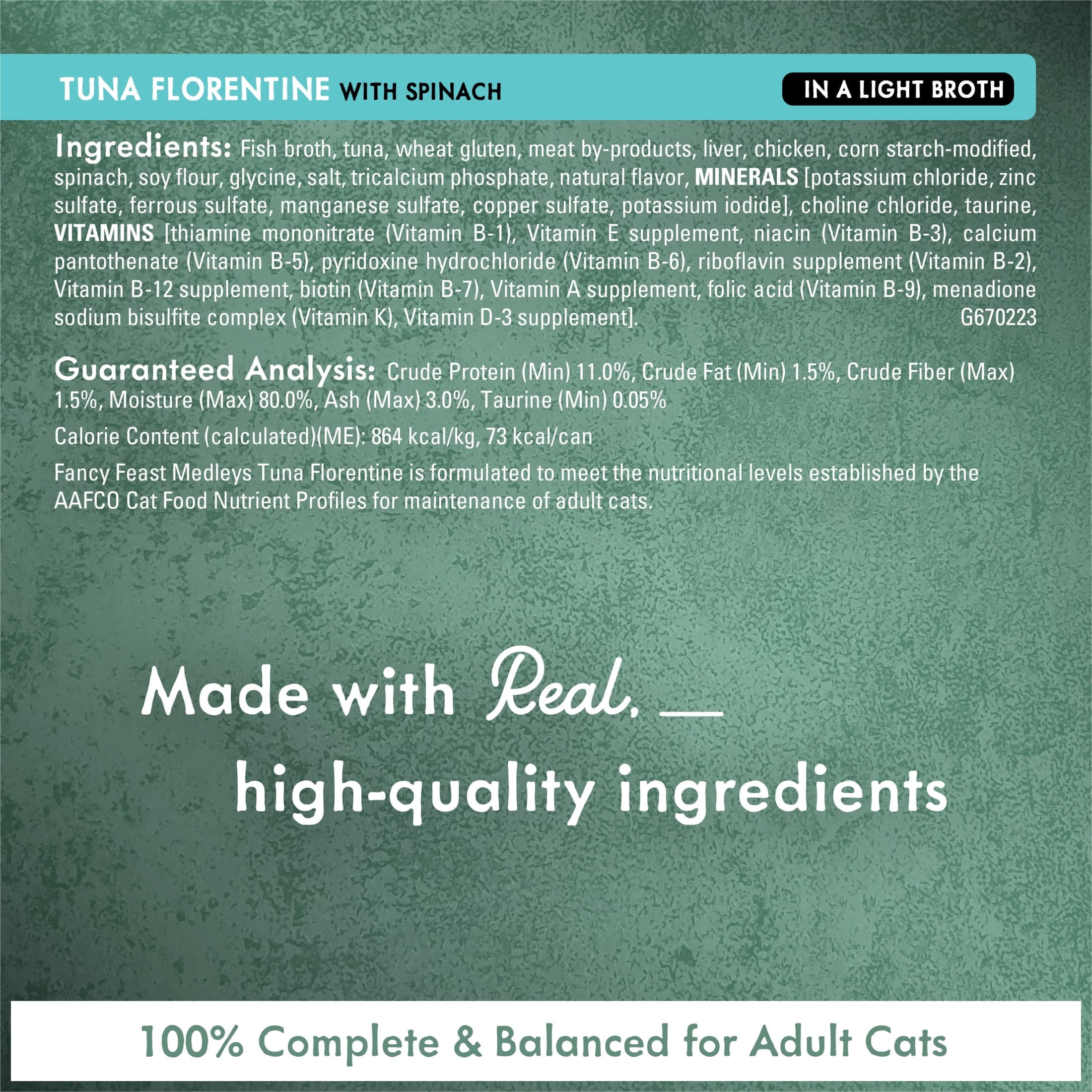 Purina Fancy Feast Medleys Food - Wet Cat Food, Florentine Collection, 3 oz Cans - 2-Pack