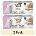 Purina Fancy Feast Classic Pate Kitten Food - Wet Cat Food, Salmon Primavera, 3 oz Cans (12 Pack) - 2-Pack