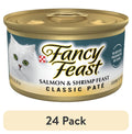 Purina Fancy Feast Salmon & Shrimp Classic Pate Wet Cat Food - 3 oz Can - 24-Pack