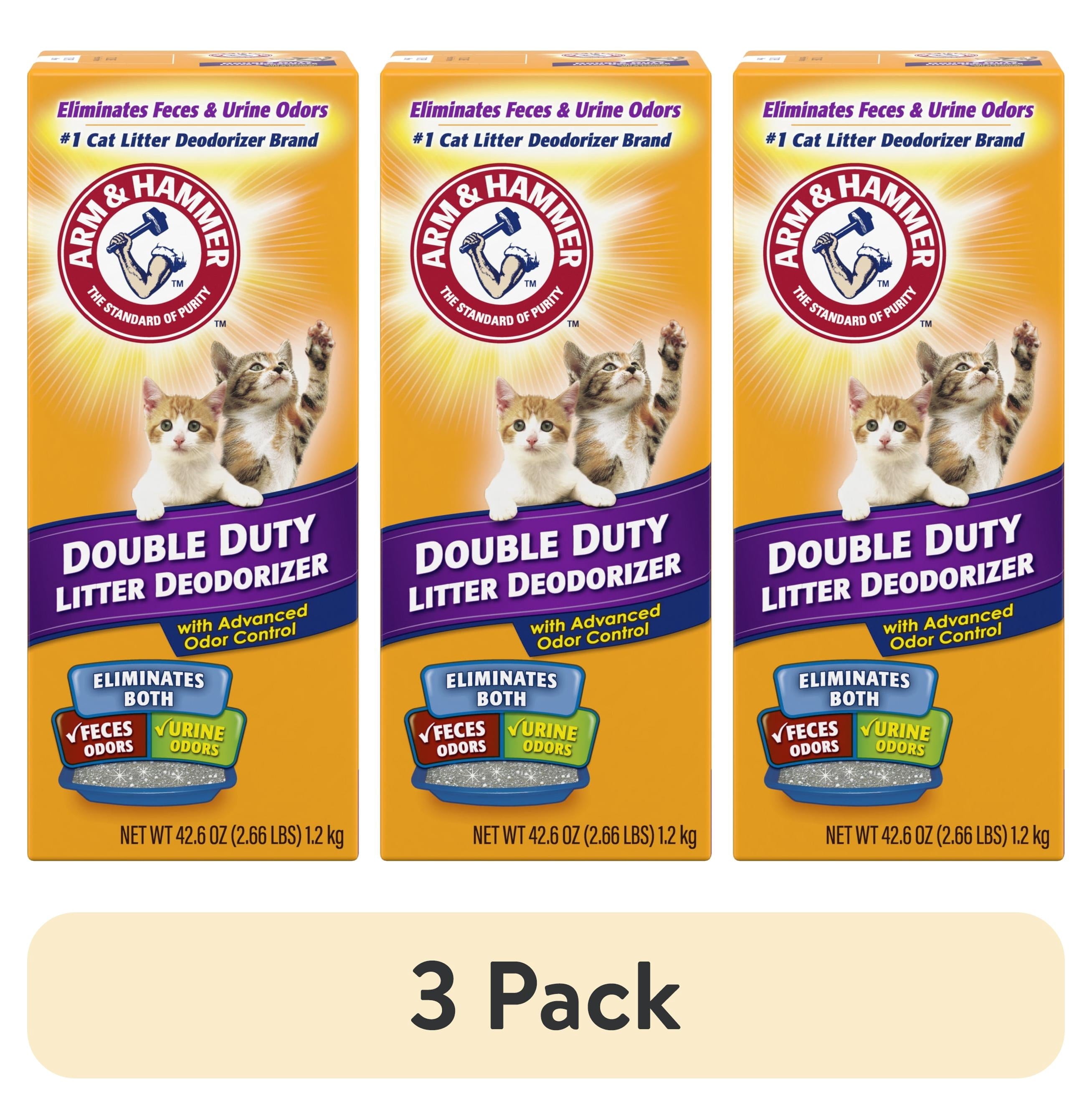 ARM & HAMMER Cat Litter Deodorizer Double Duty - 42.6OZ - 3-Pack