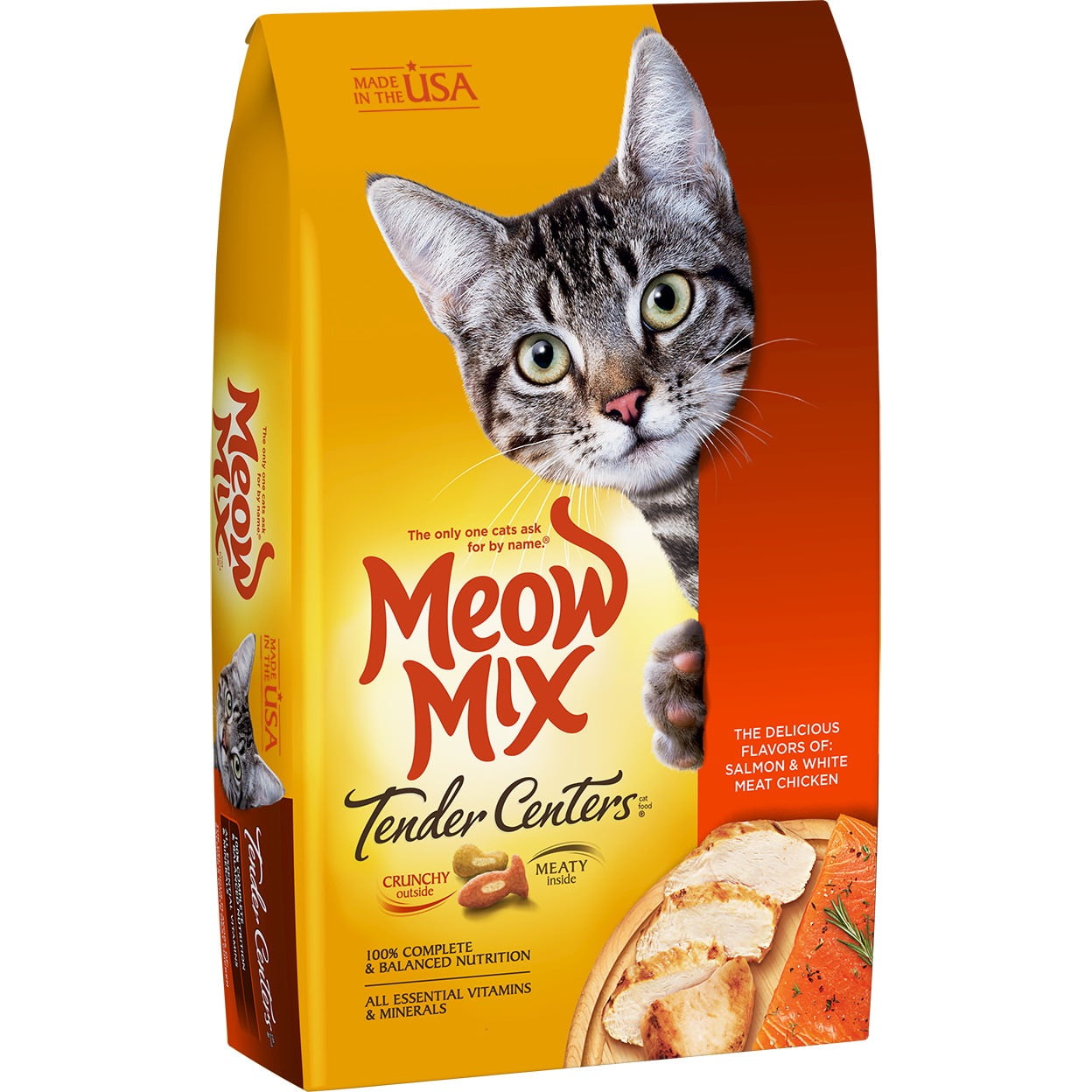 Meow Mix Tender Centers Salmon & White Meat Chicken Flavors