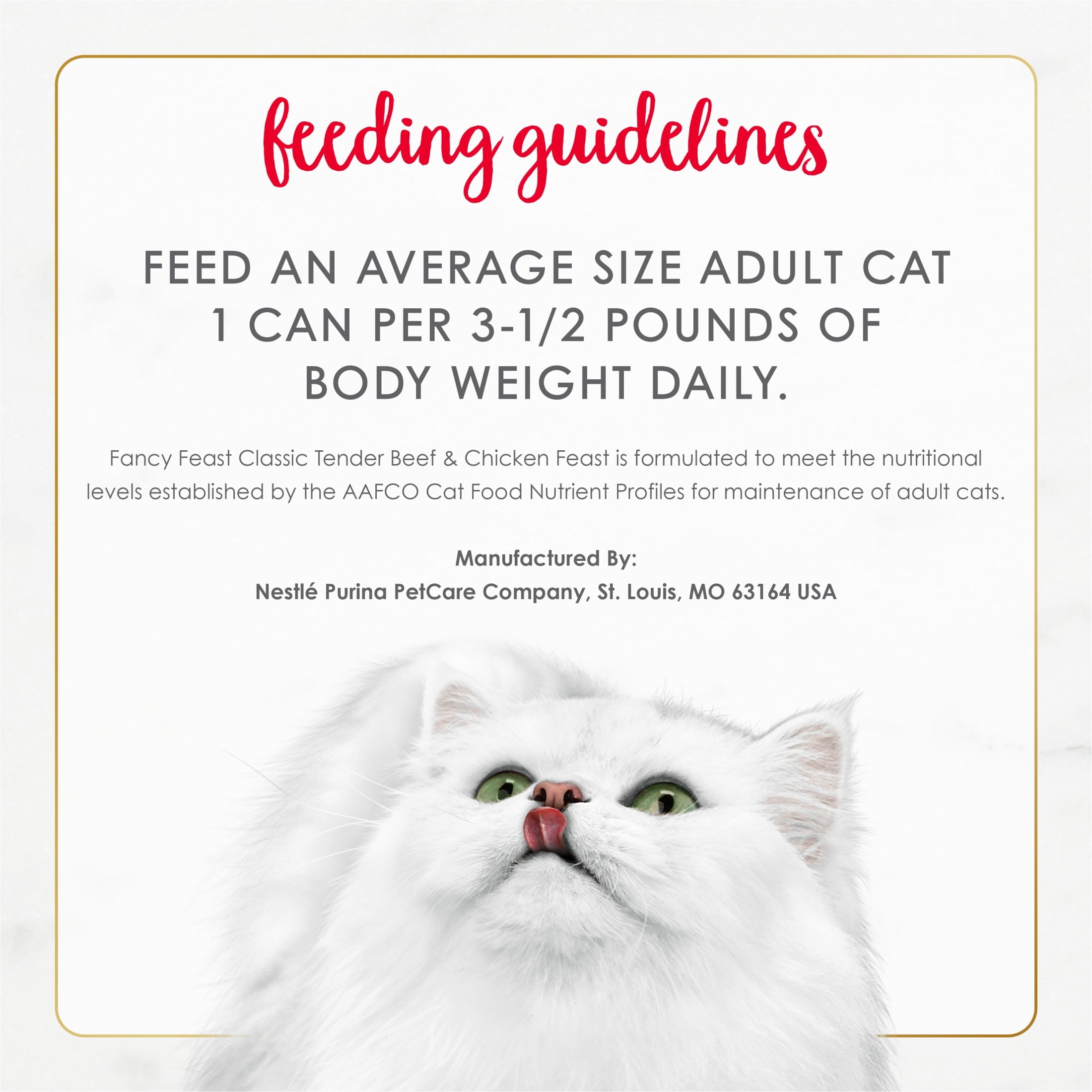 Purina Fancy Feast Tender Beef and Chicken Feast Classic Grain Free Wet Cat Food Pate - 3 oz. - 6-Pack