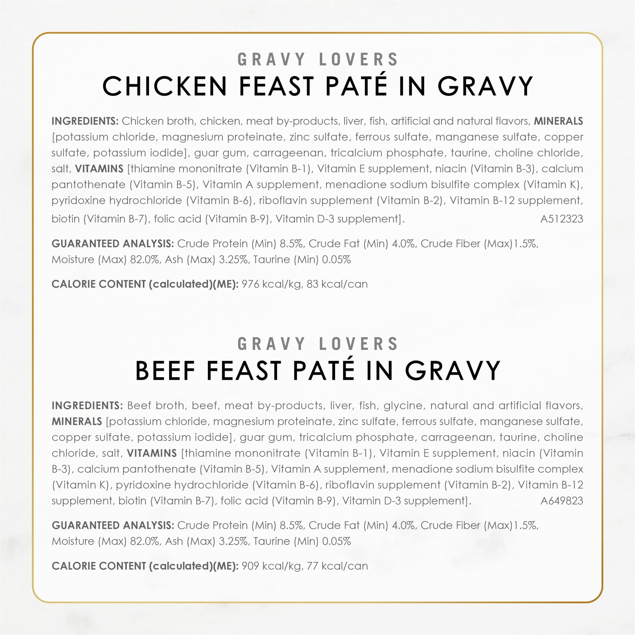 Purina Fancy Feast Gravy Lovers Pate Collection Wet Cat Food Variety Pack - 3 oz Cans (24 Pack)