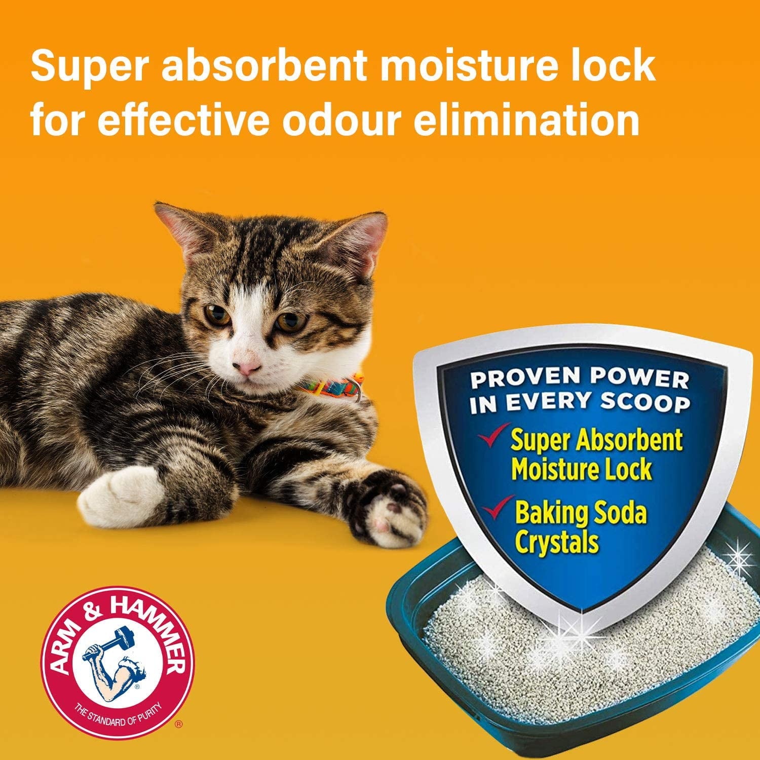 Arm & Hammer Cat Litter Deodorizer With Baking Soda 20 oz. 3-Pack