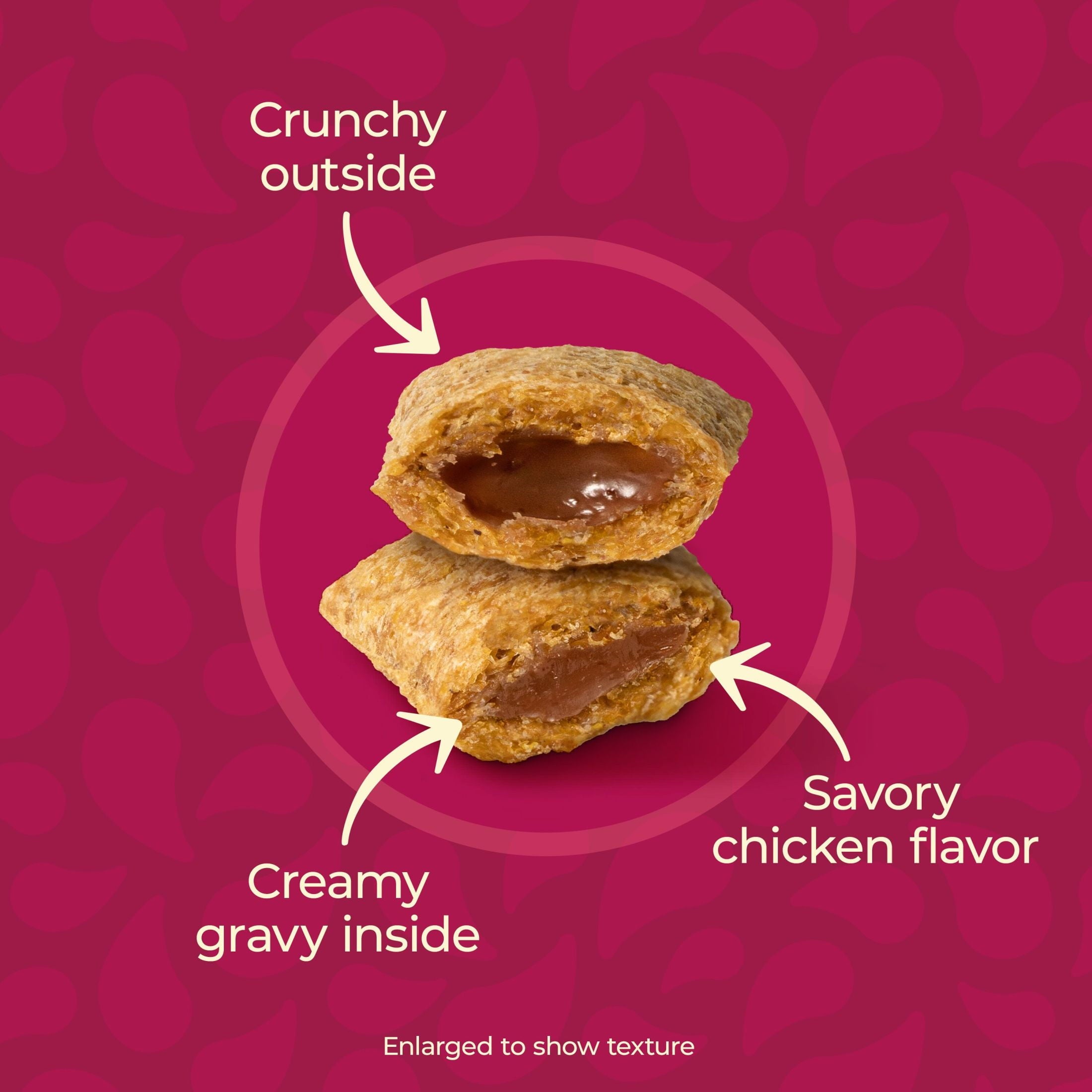 Meow Mix Gravy Bursts Chicken Flavored Cat Treats - 2.7 Ounce Bag