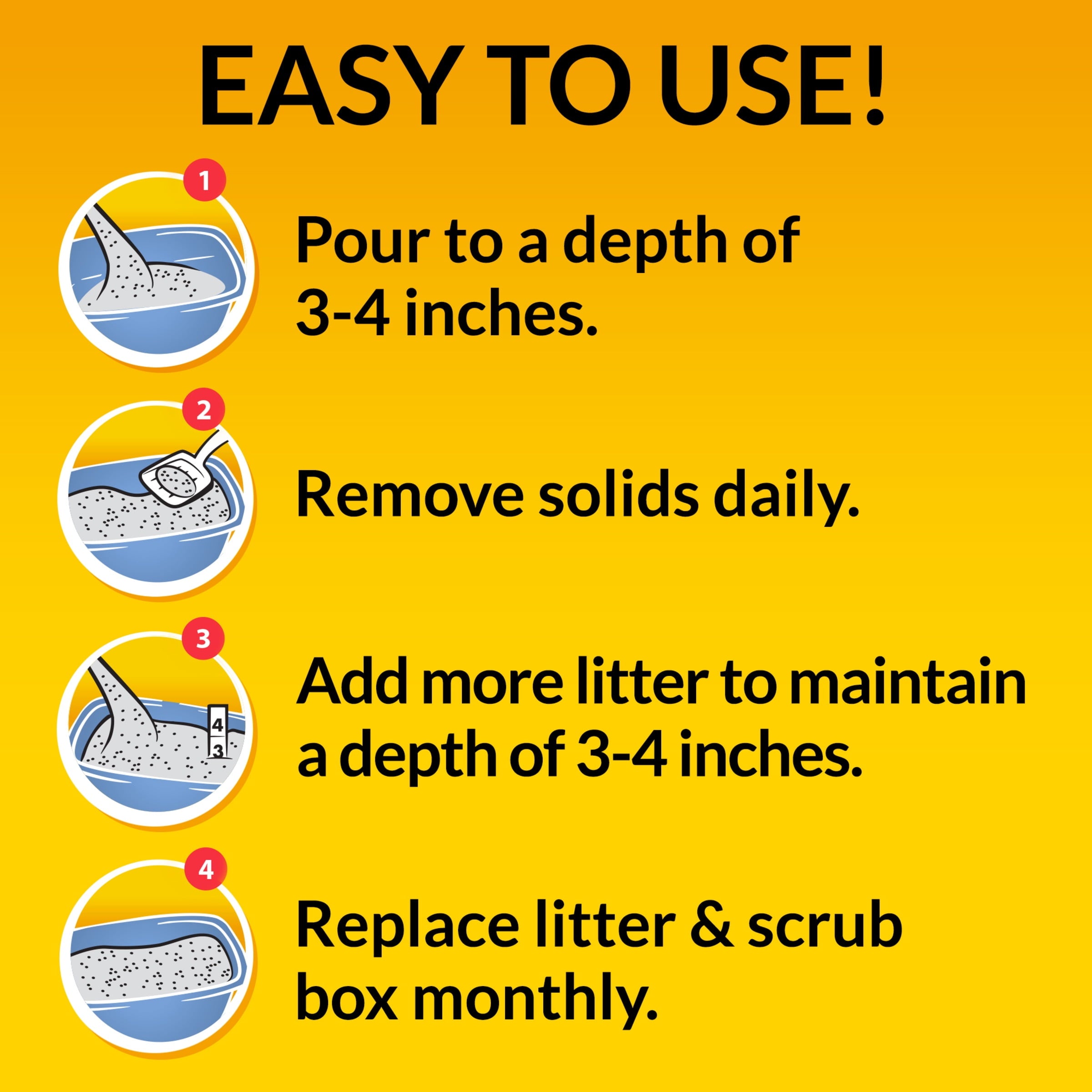 Purina Tidy Cats Tidy Max Clumping Cat Litter - Instant Action, Odor Control 24/7, 38 lb. Box