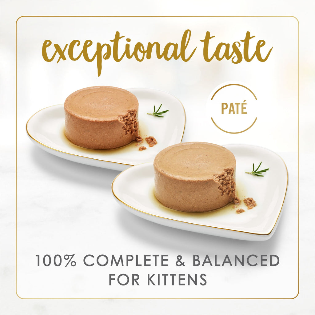 Purina Fancy Feast Classic Pate Kitten Food - Wet Cat Food, Salmon Primavera, 3 oz Cans (12 Pack) - 2-Pack