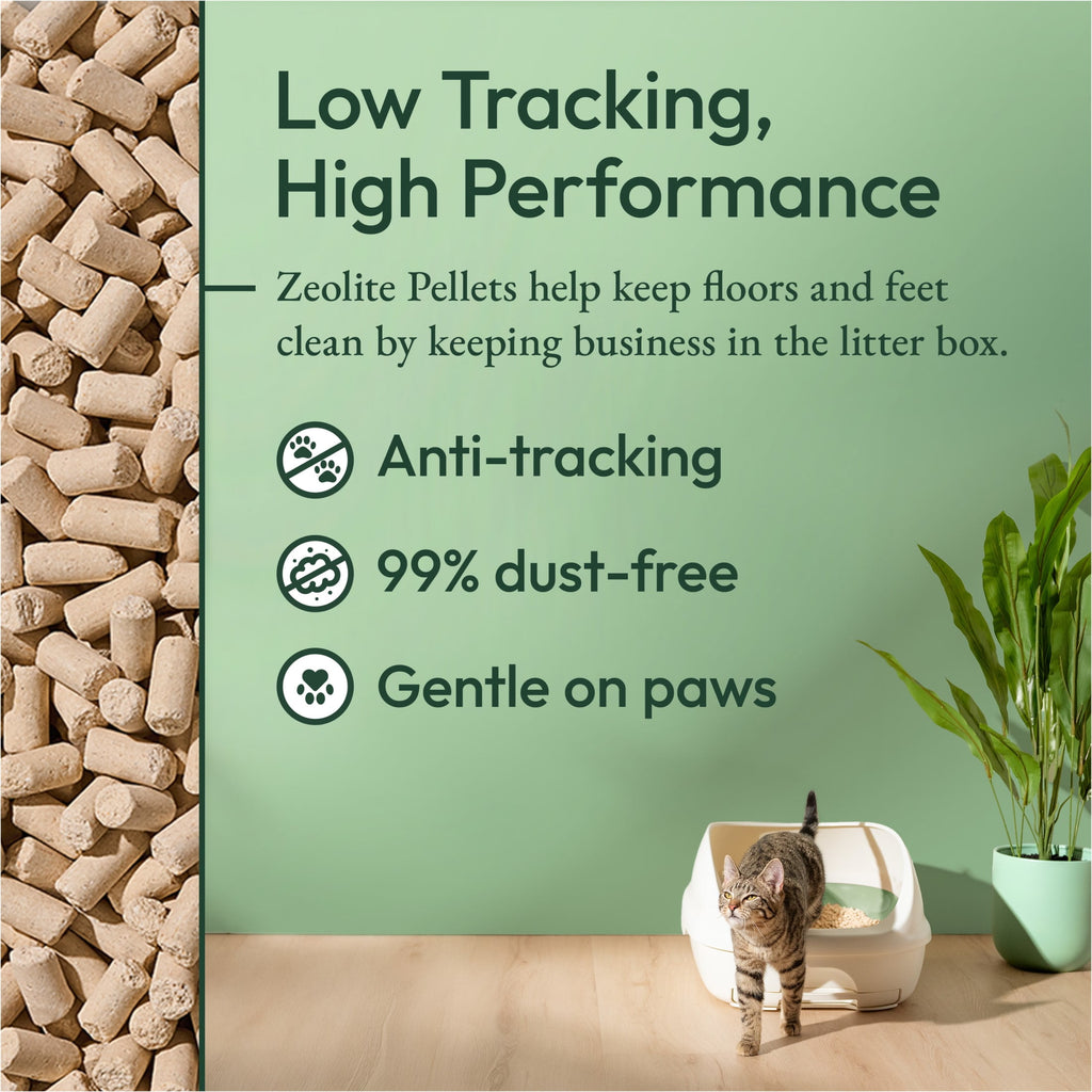 Purina Tidy Cats Breeze Zeolite Pellets and Ion Pads - Bright Lemongrass Scent, 7 lb. Pouch
