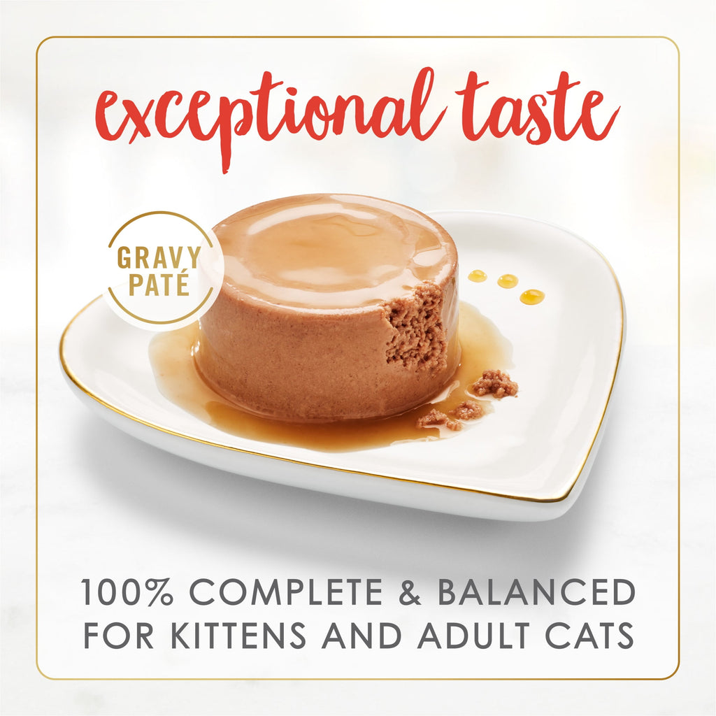 Purina Fancy Feast Gravy Lovers Pate Food - Wet Cat Food, Beef Feast in Gravy, 3 oz Can