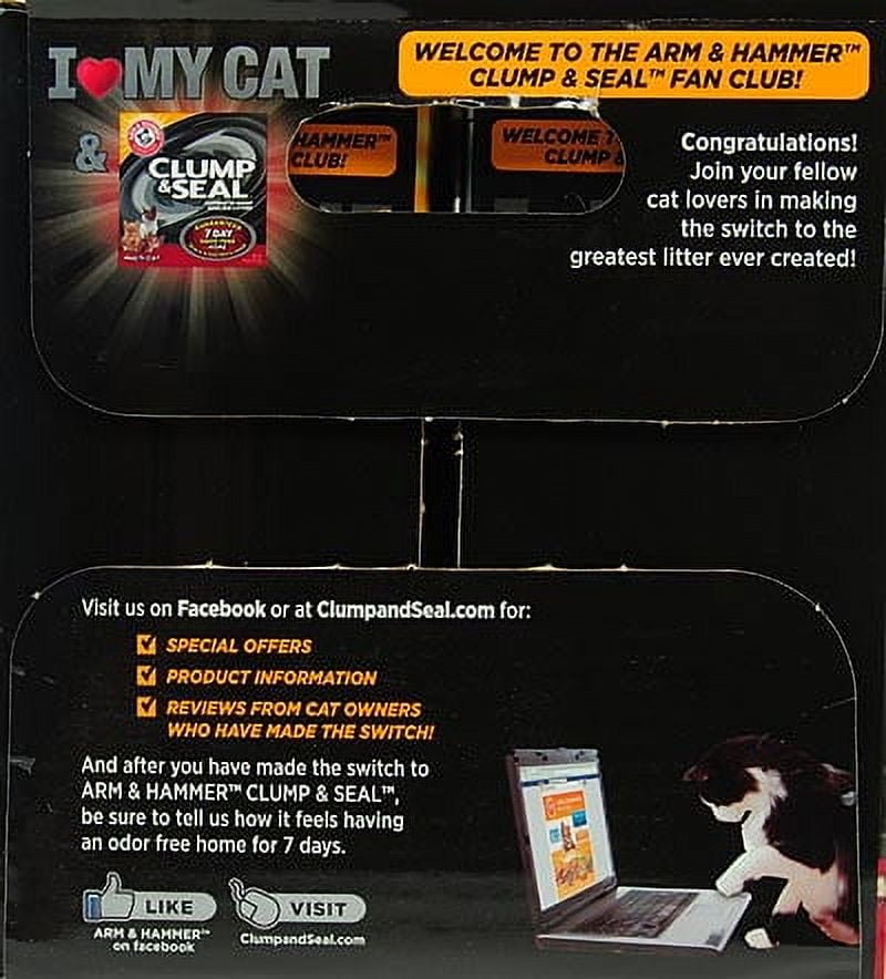 Arm & Hammer Clump & Seal Multi-Cat Complete Odor Sealing Cat Litter 2-19 Lbs. Boxes