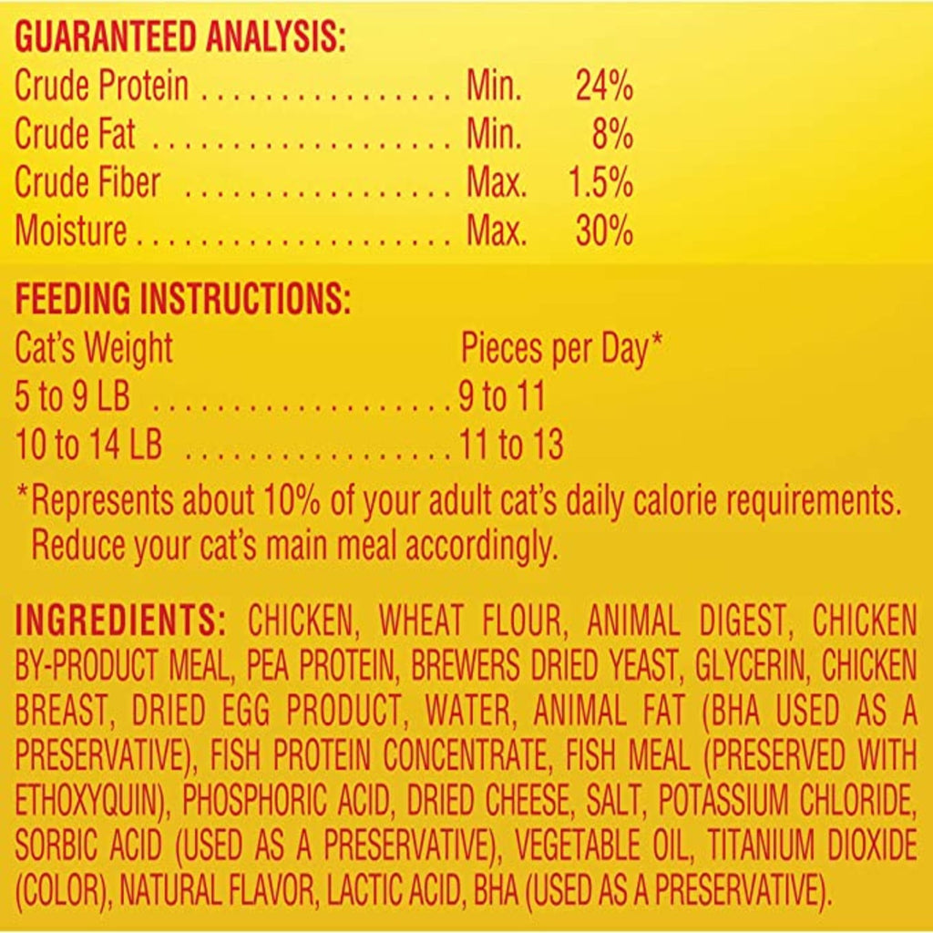 Meow Mix Irresistibles - Soft Cat Treats with White Meat Chicken, 3-Ounce Bag