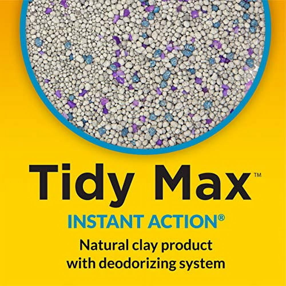 Purina Tidy Cats Tidy Max Clumping Cat Litter - Instant Action, Odor Control 24/7, 38 lb. Box