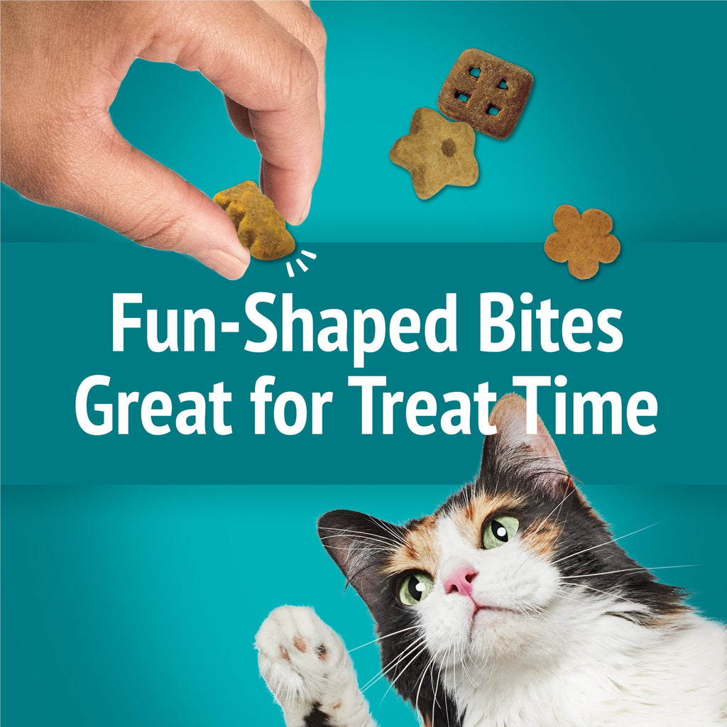 Purina Friskies Party Mix Meow Luau - Cat Treats, Ocean Whitefish, Pork, & Crab, 2.1 oz Bag