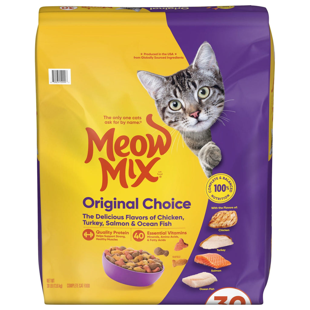 Meow Mix Original Choice Dry Cat Food - 30 lb. Bag