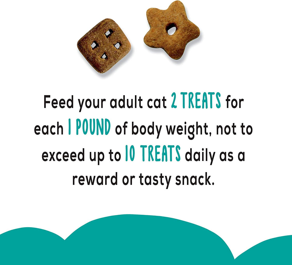 Purina Friskies Party Mix Cat Treats - Meow Luau Crunch with Ocean Whitefish & Flavors of Pork & Crab, Cat Treats for Adult Cats, 2.1-Ounce Pouch (Pack of 3)
