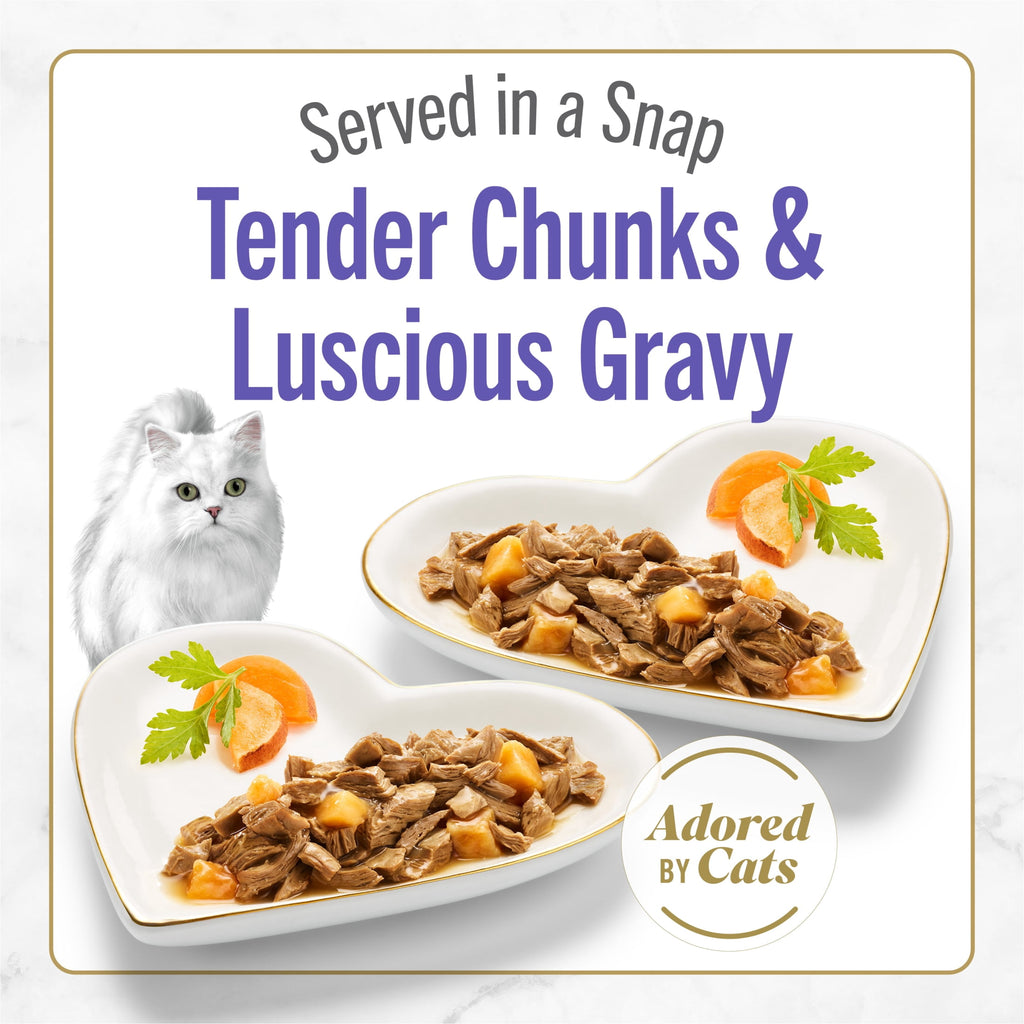 Purina Fancy Feast Petites With Roasted Turkey Entrée with Sweet Potato in Gravy Gourmet Wet Cat Food Pate - 12-Pack