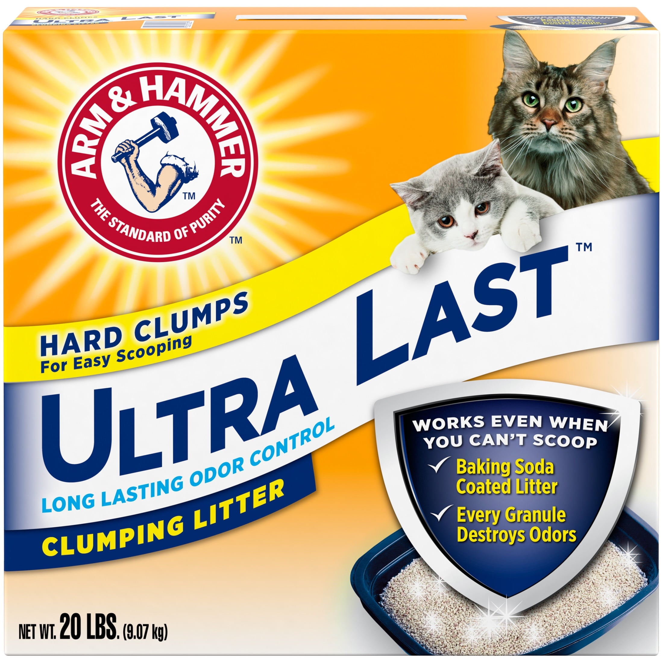 ARM & HAMMER Ultra Last Clumping Litter - 20 lb