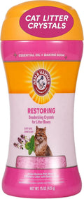 Arm & Hammer Deodorizing Cat Litter Crystals for Litter Boxes - Clary Sage & Mint Scent 15 oz.