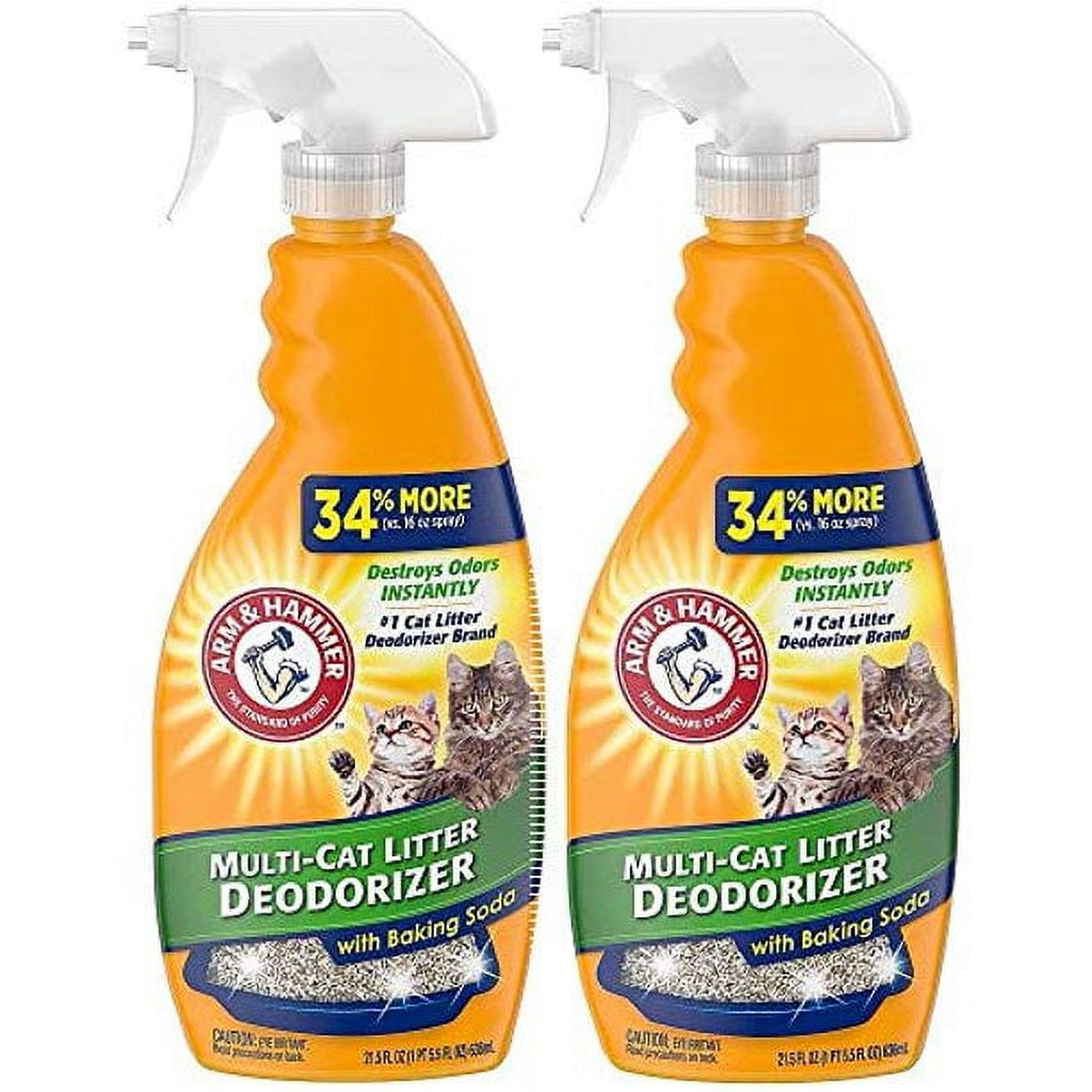 Arm and Hammer Cat Litter Deodorizer Spray - 21.5 Fl Oz [2-Pack]