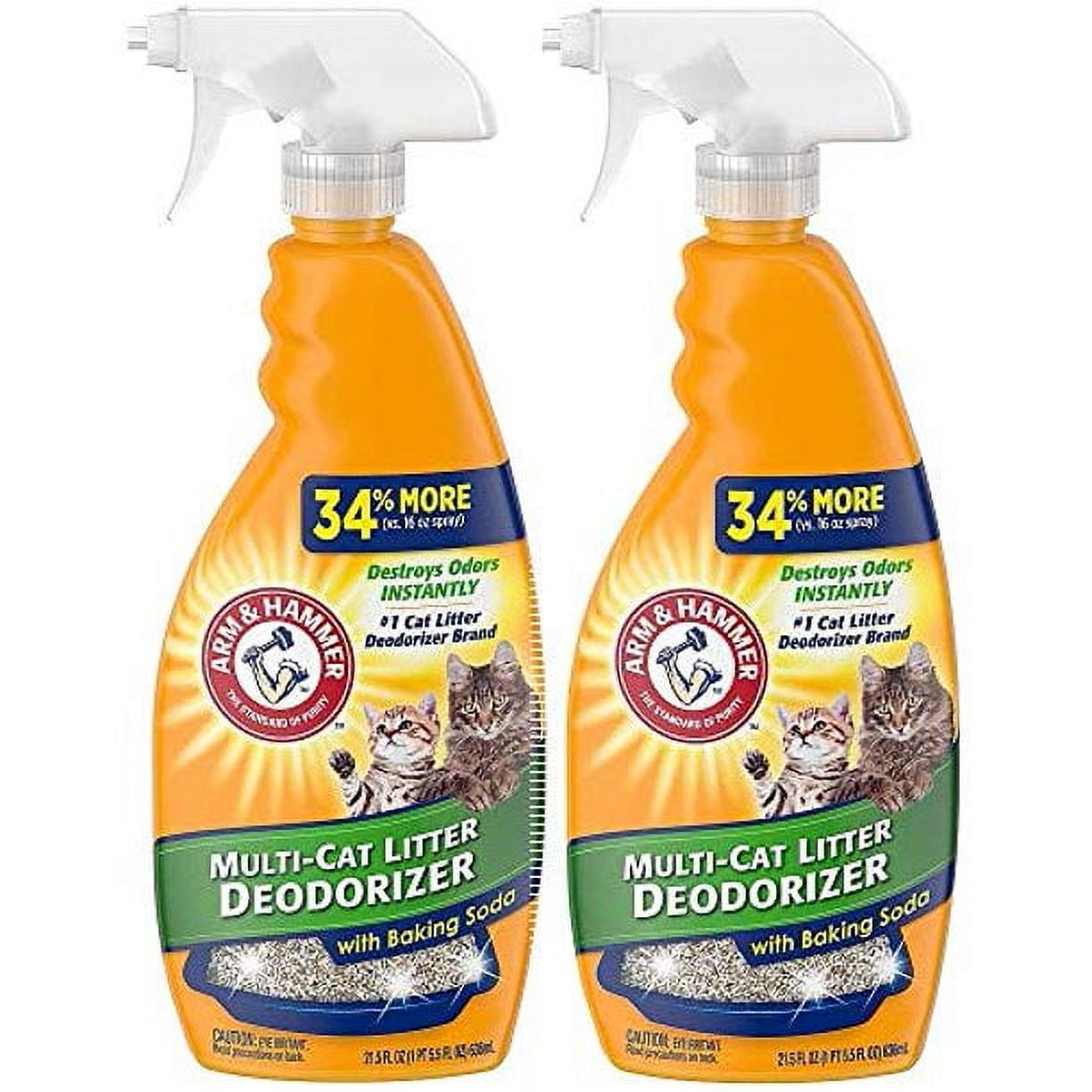 Arm and Hammer Cat Litter Deodorizer Spray - 21.5 Fl Oz [2-Pack]