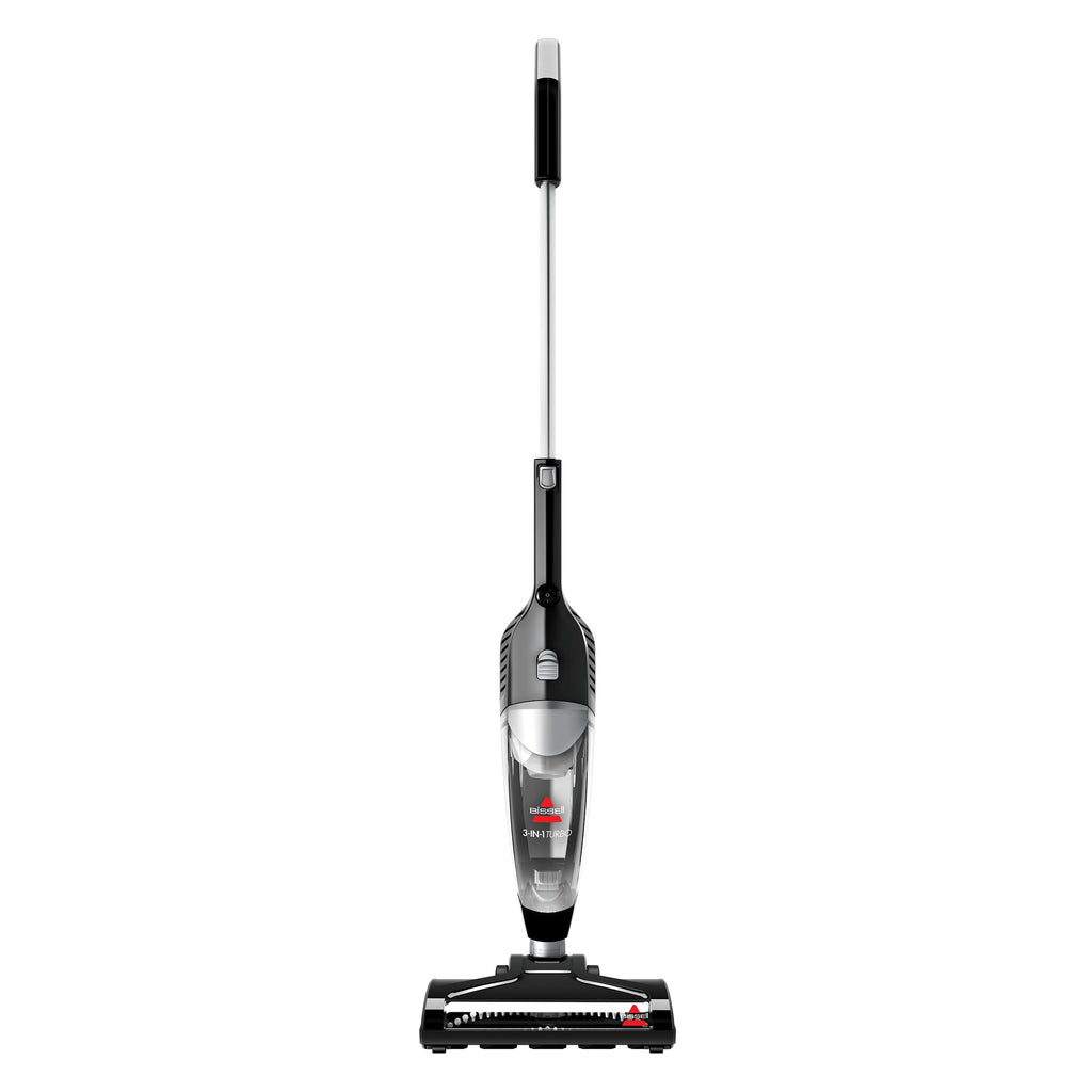 BISSELL 3-in-1 Turbo - Corded, Stick Vacuum, Carpet, Area Rugs, Hardfloor, Upholstery, Removable Hand Vac, Lightweight, Motorized Bursh Roll, 2610, Black