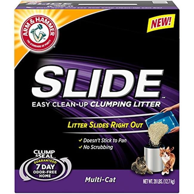 Church & Dwight 28 lbs Arm & Hammer Slide Multicat Clumping Cat Litter