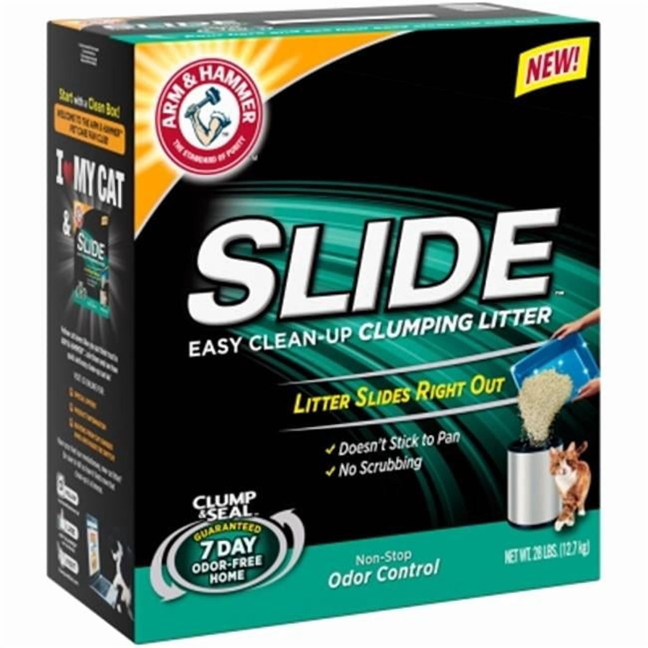 Church & Dwight 28 lbs Arm & Hammer Slide Non-Stop Odor Control Clumping Cat Litter