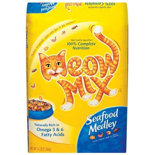 Meow Mix: Seafood Medley Dry Cat Food - 14.2 lb