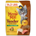 Meow Mix Tender Centers Vitality Bursts - Salmon & Turkey Flavor, Dry Cat Food, 14.2 lb. Bag