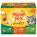 Meow Mix Poultry Selections Variety Pack - Wet Cat Food, 2.75 oz Cup (24 Pack)
