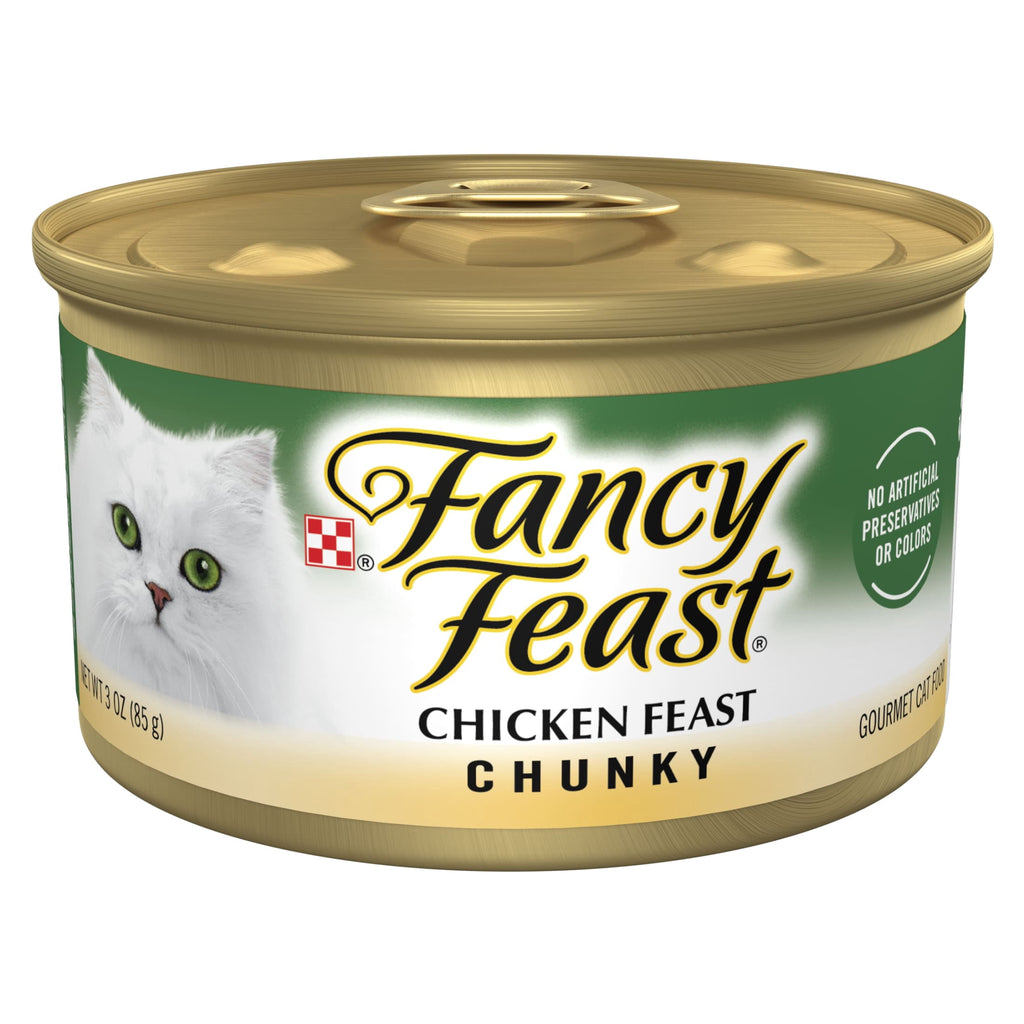 Purina Fancy Feast Chicken Feast Chunky Wet Cat Food - 3 oz Can