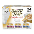 Purina Fancy Feast Delights with Cheddar Grilled Collection Wet Cat Food Variety Pack - 3 oz Cans (24 Pack)