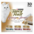 Purina Fancy Feast Gravy Lovers Kitten Food - Wet Cat Food, Poultry & Beef, 3 oz Cans