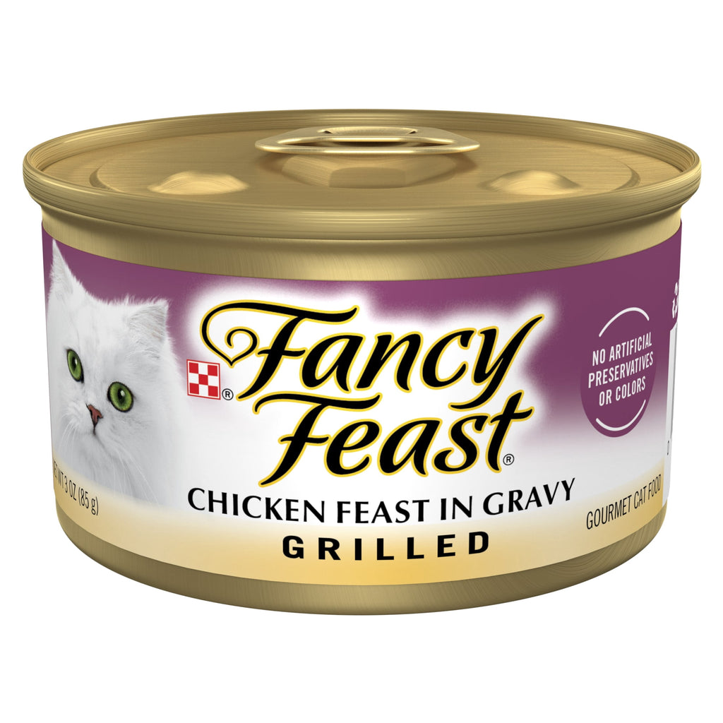 Purina Fancy Feast Grilled Kitten Food - Wet Cat Food, Chicken Feast in Gravy, 3 oz Can