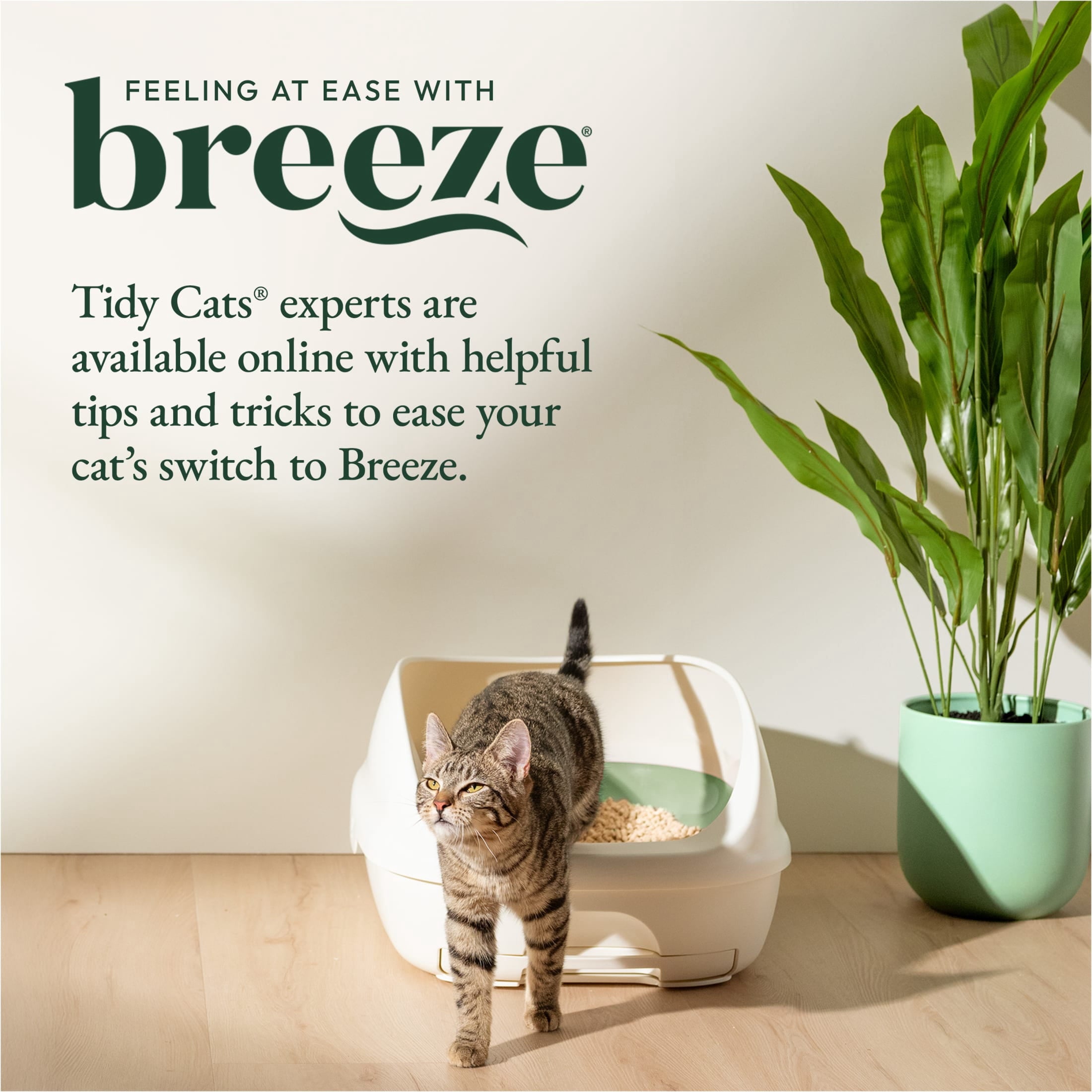 Purina Tidy Cats Breeze Cat Litter Box System Kit with Pellet Cat Litter - Litter Box, and Litter Box Pads