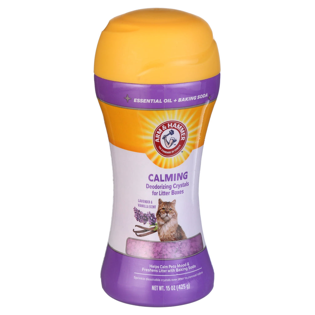 Arm & Hammer Cat Litter Deodorizing Crystals - Lavender & Vanilla Scent 15 oz