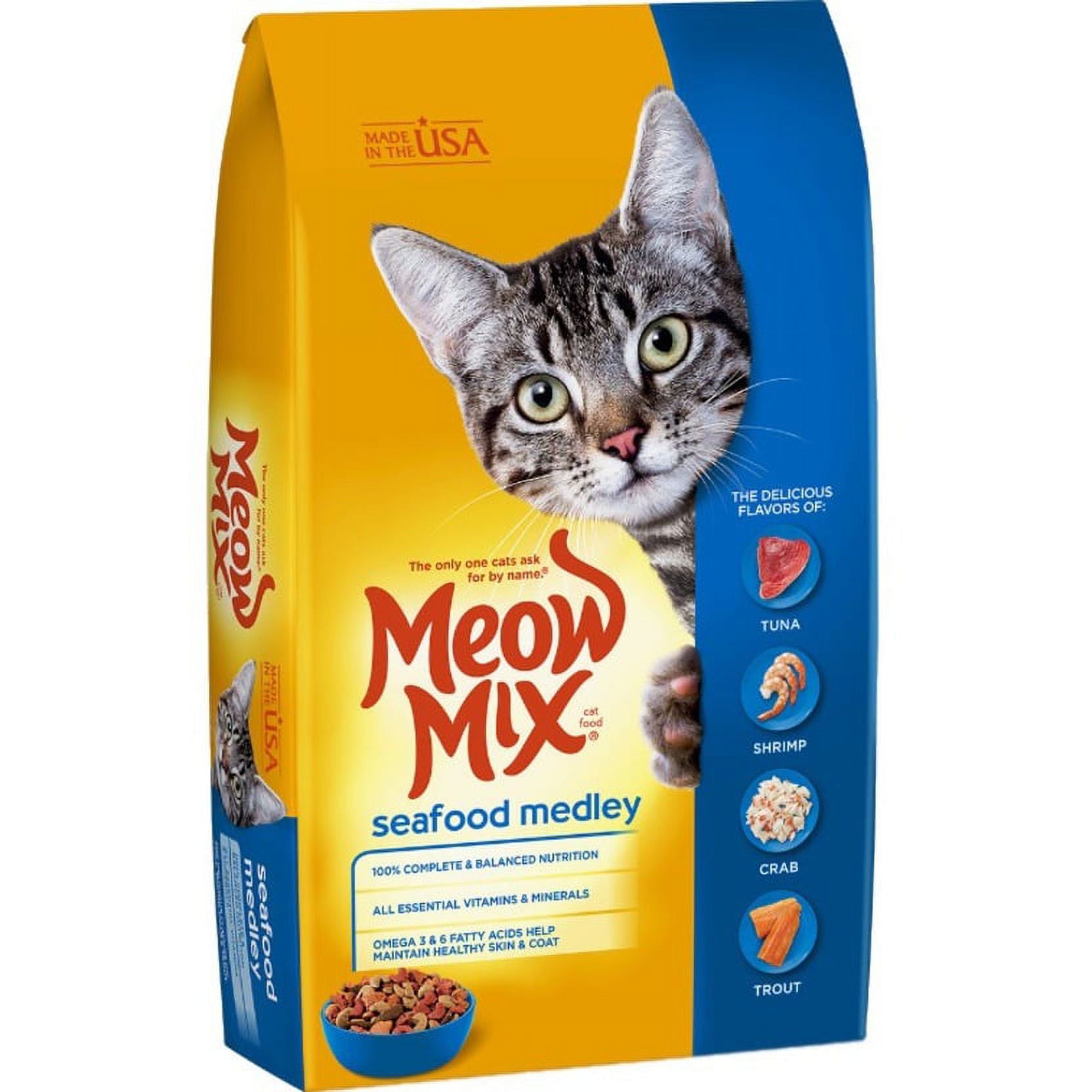 Meow Mix Seafood Medley Dry Cat Food - 6.3-Pound