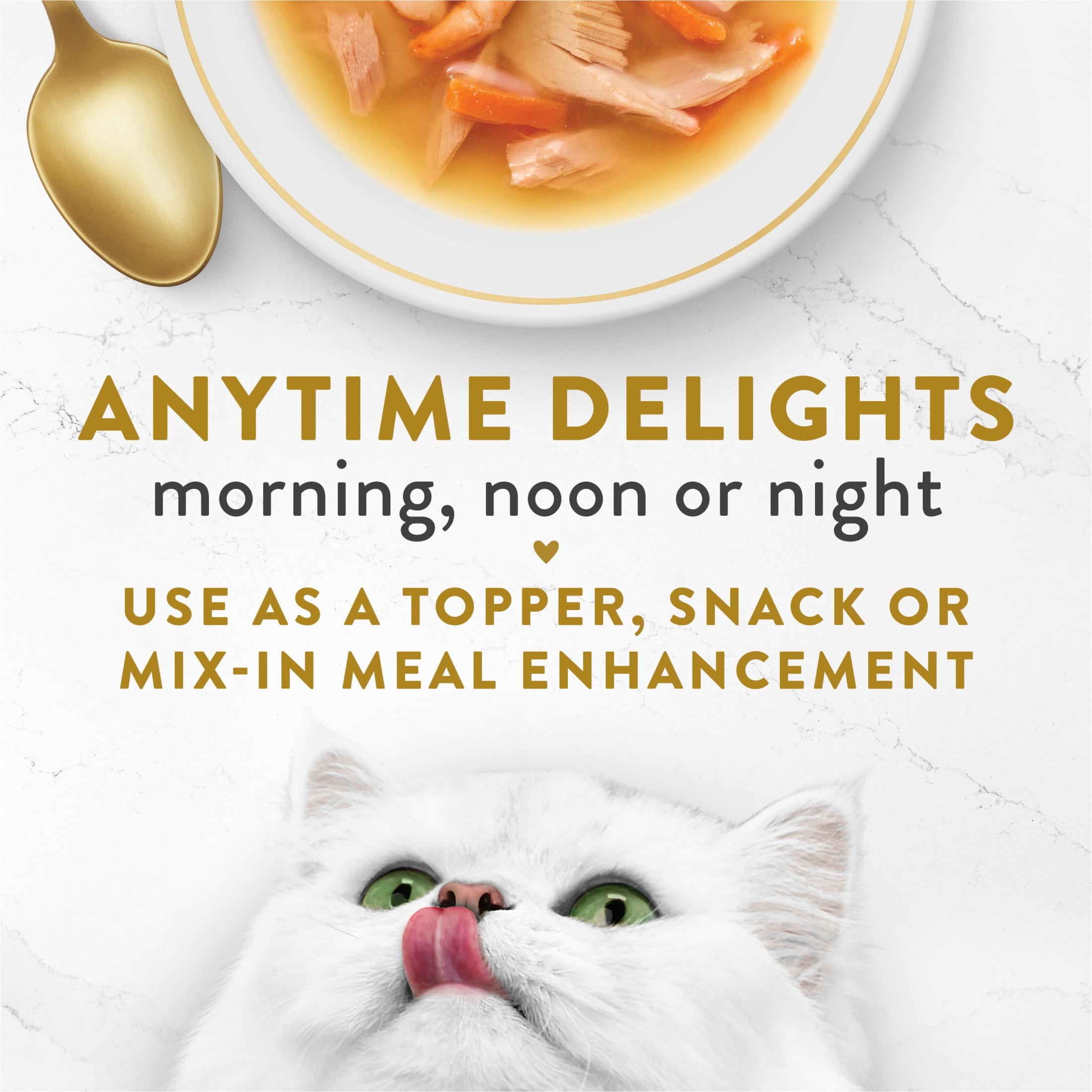 Purina Fancy Feast Classic Tuna - Shrimp, & Whitefish Broth for Cats, 1.4 oz Pouch