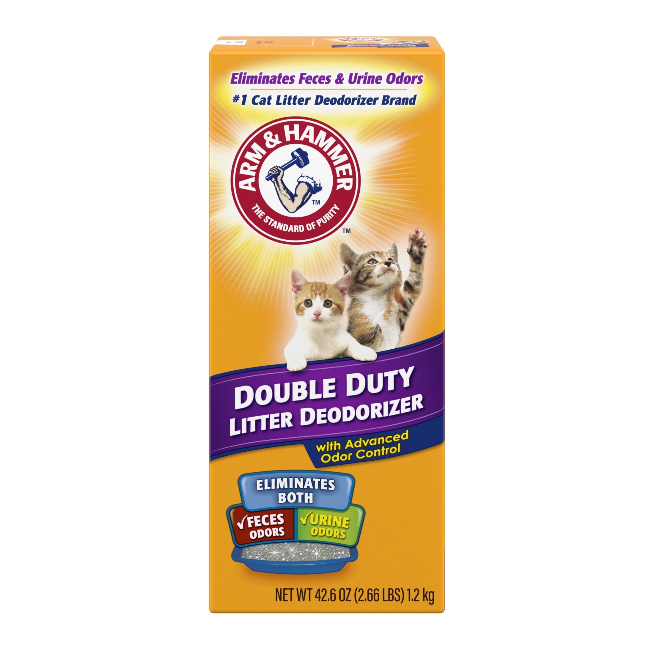 ARM & HAMMER Cat Litter Deodorizer Double Duty - 42.6OZ - 2-Pack