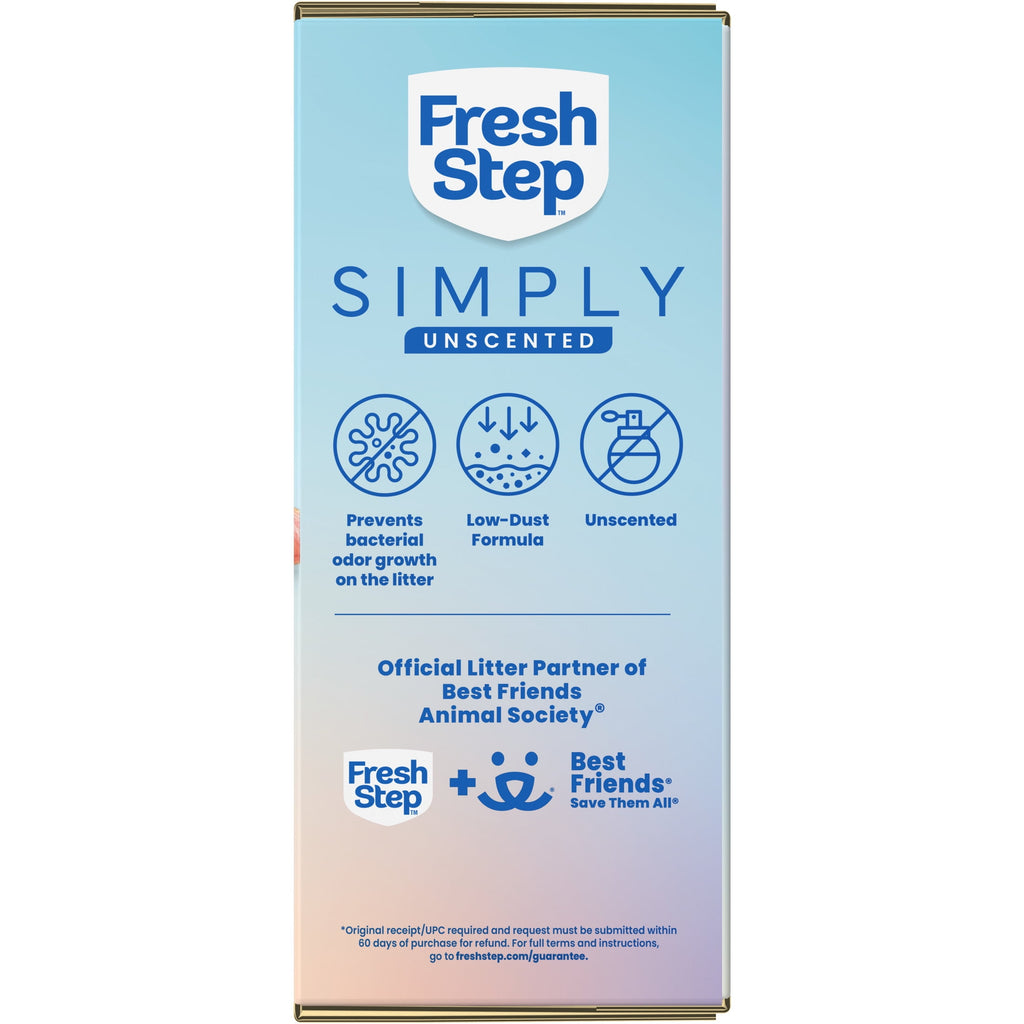 Fresh Step Simply Multi-Cat Clumping Cat Litter - Unscented, 22 lb Box