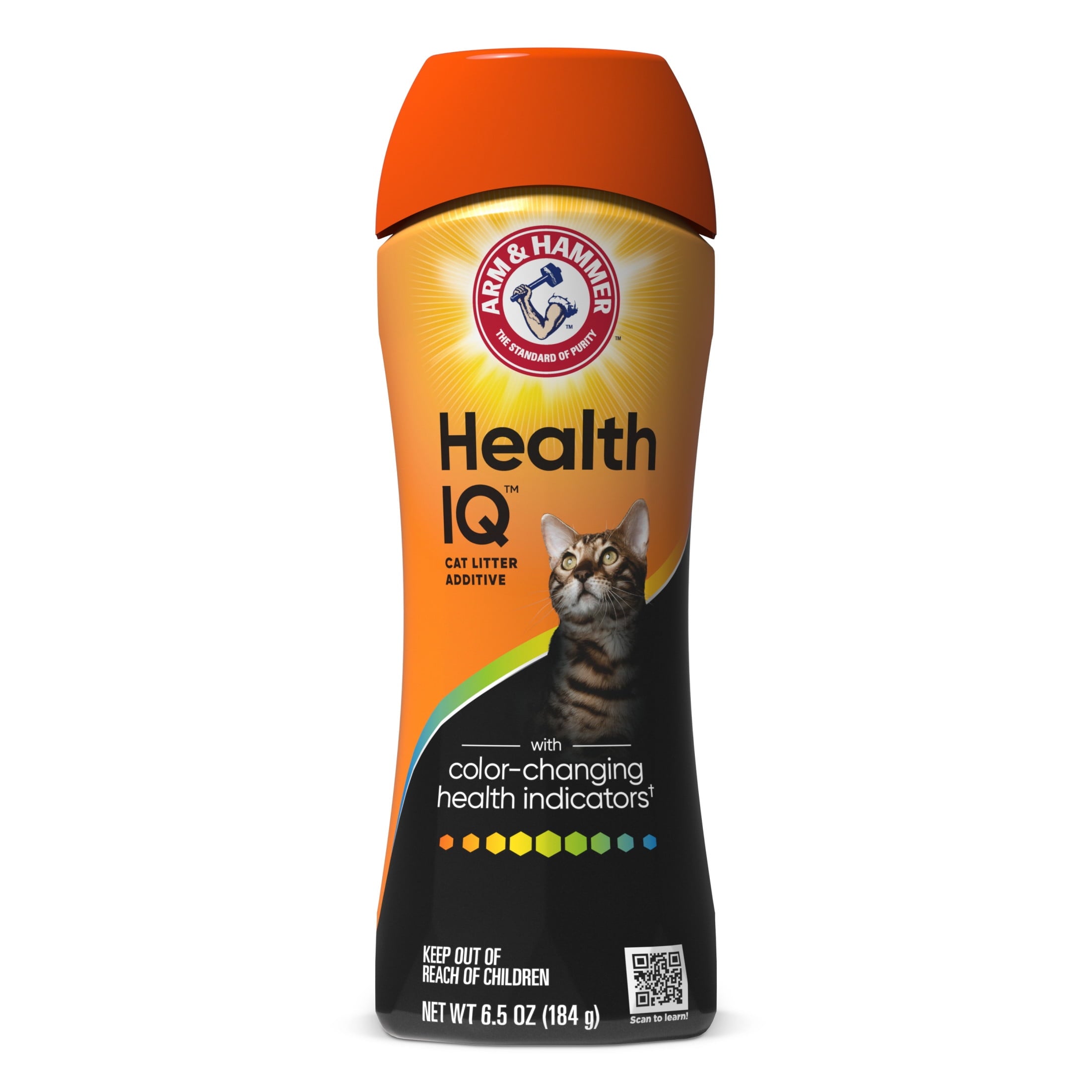 ARM & HAMMER Health IQ Cat Litter Additive - with Color Changing Health Indicators, 6.5 oz