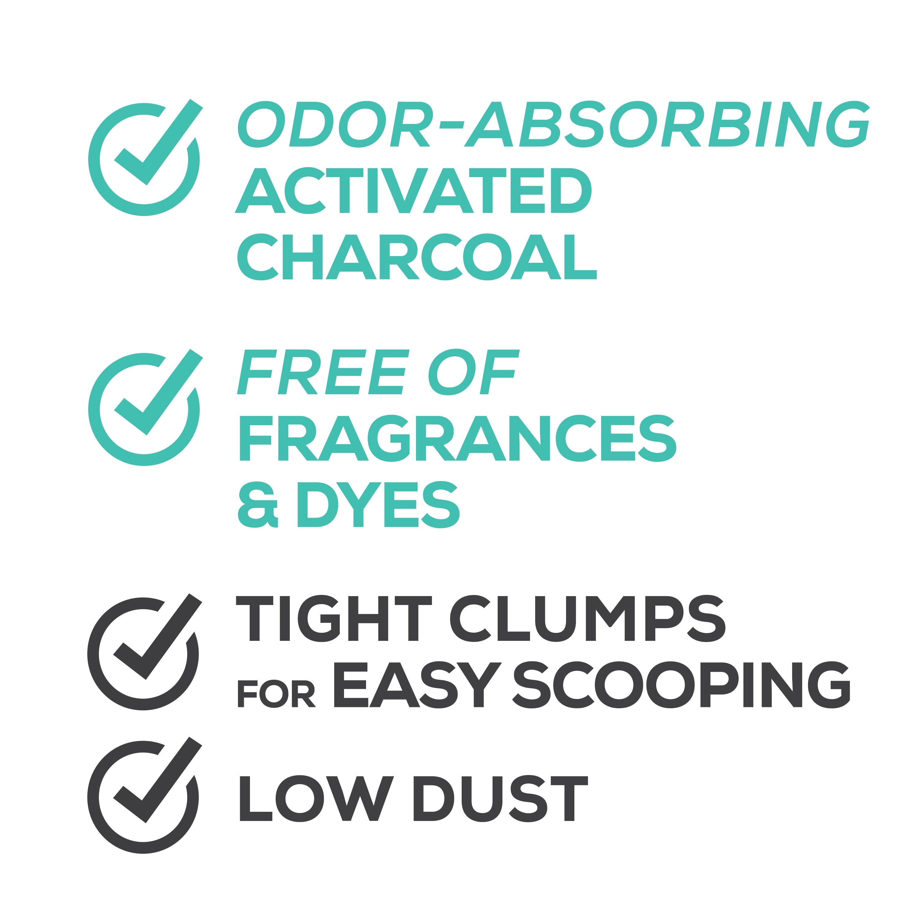 Purina Tidy Cats Clumping Cat Litter - Free & Clean Unscented Multi Cat Litter - 40 lb. Box