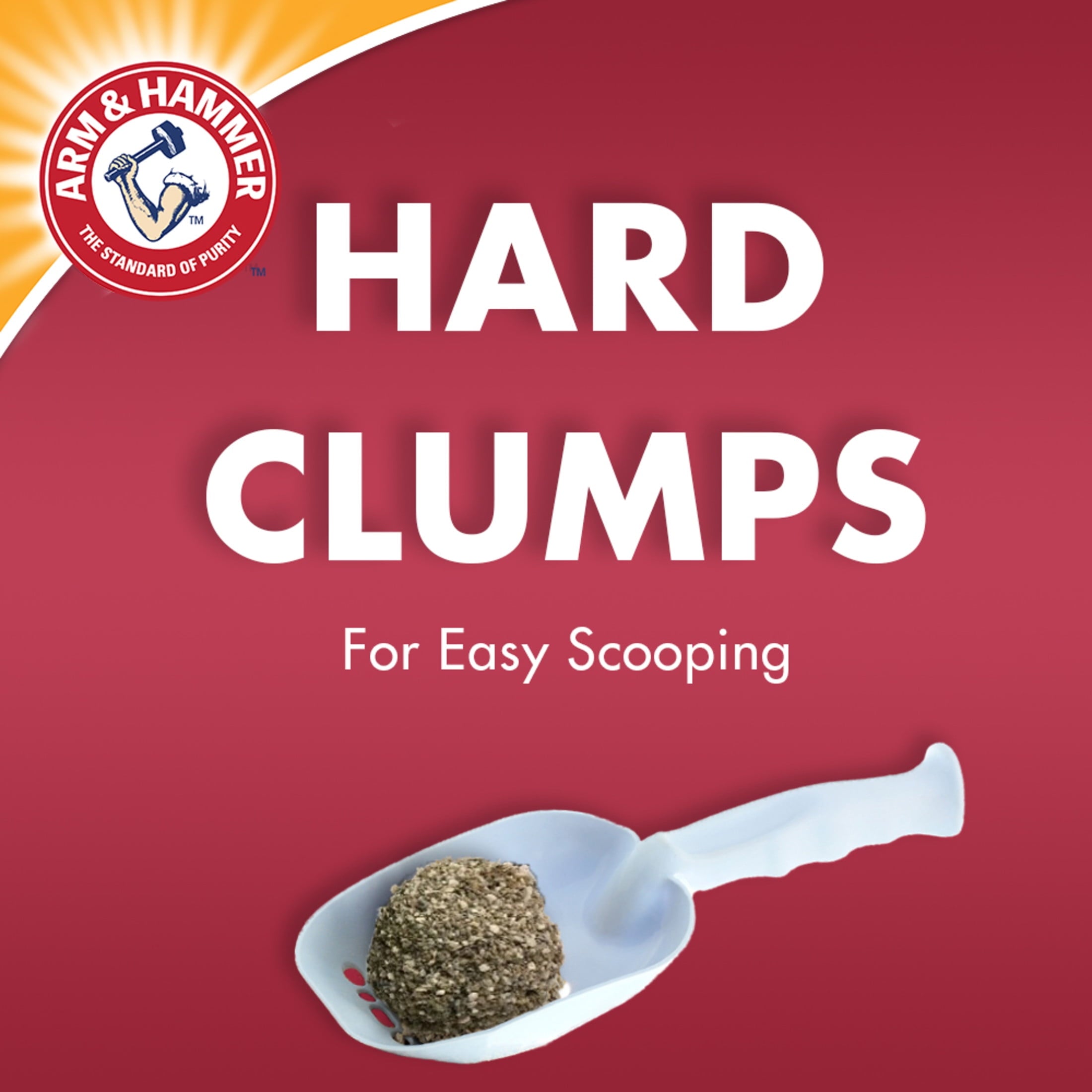 ARM & HAMMER Super Scoop Fragrance Free Clumping Clay Cat Litter - 14 lb - 3-Pack